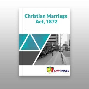 Christian Marriage Act, 1872 Download Book free in PDF
